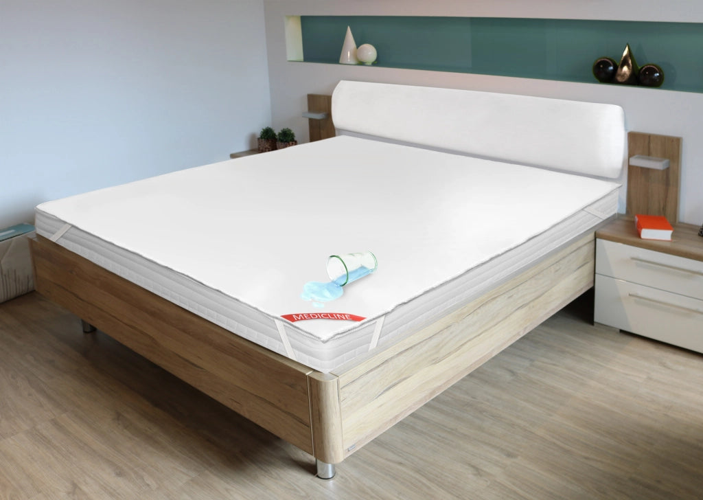 Coprimaterasso impermeabile AIO FACTORY 140x200cm bianco