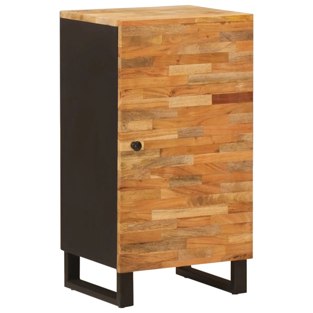 Mobile laterale | Tavolo laterale | Tavolino Marrone 40 x 33 x 75 cm Legno di mango massello