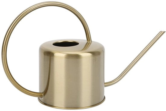 Giocatore d'acqua con lunga canna - Vasca da innaffiare retro - 1300 Millilitri - Materiale duraturo e in acciaio inossidabile - Ideale per piante da interni - Decorazione unica
