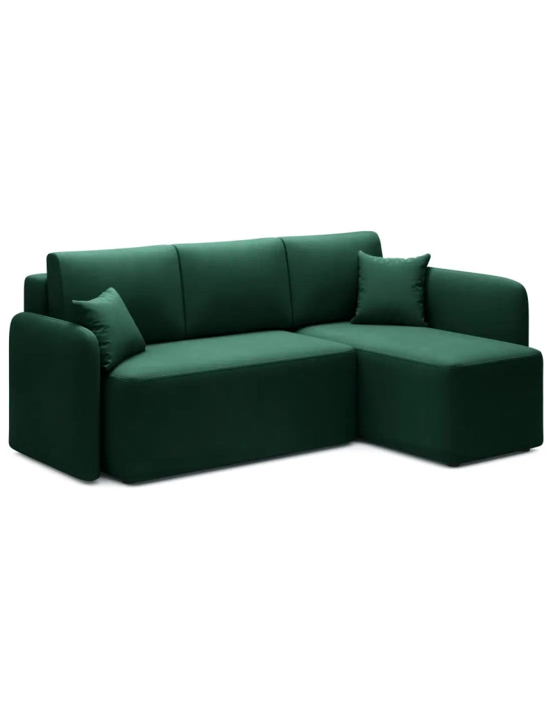 Divano ad angolo collezione HEDSON colore Verde smeraldo