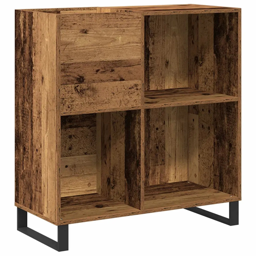 Mobile porta vinili Legno vecchio 84,5 x 38 x 89 cm 862914