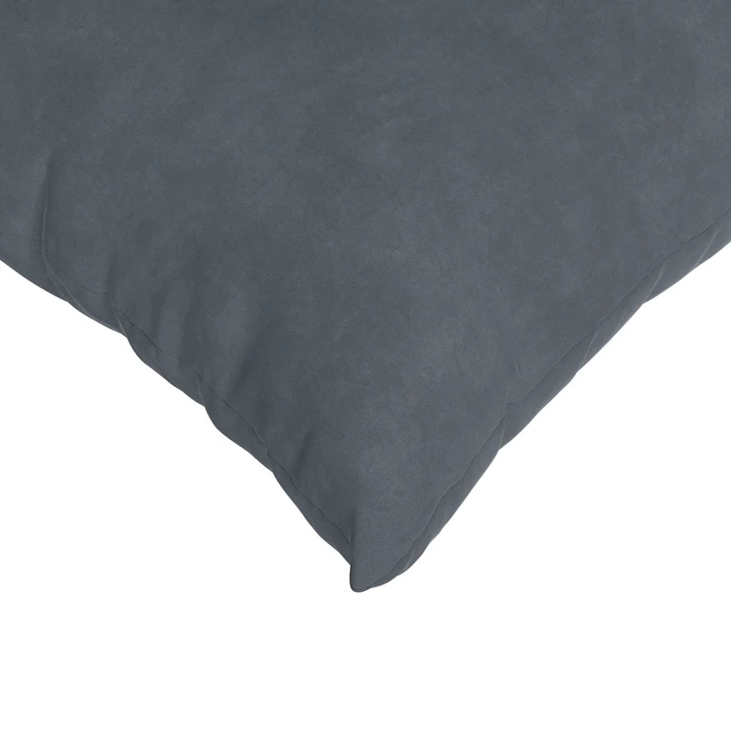 Cuscini da Divano 2 pz-Set di 2 Cuscini per Sofa Grigio scuro 80 x 80 cm 895487