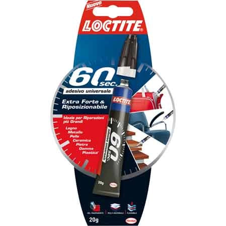 COLLA UNIVERSALE '60 SEC.' 20 gr - LOCTITE