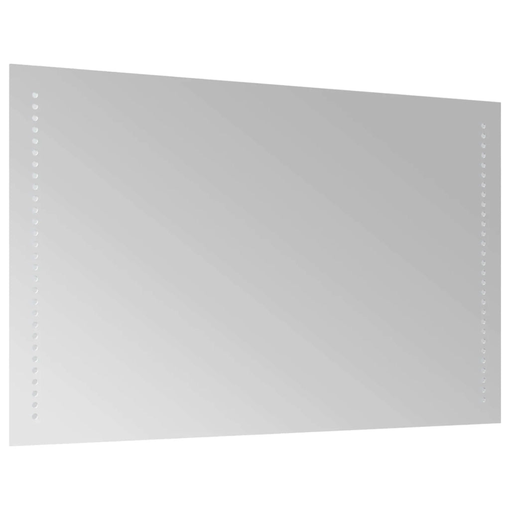 Specchio da bagno LED Trasparente 80 x 50 cm vetro temperato 42045779