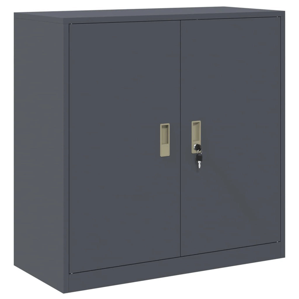 Armadio Antracite 90 x 40 x 90 cm Acciaio