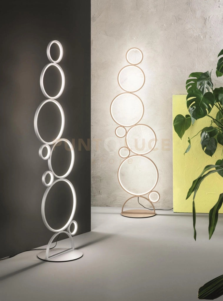 PIANTANA POIS ORO 3000K 4295LM 52W DIMMERABILE H.160CM