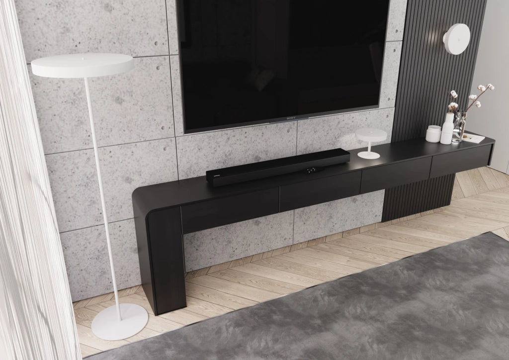 Lampada da terra loft bianca piatta Nemo 3xG9 Emibig