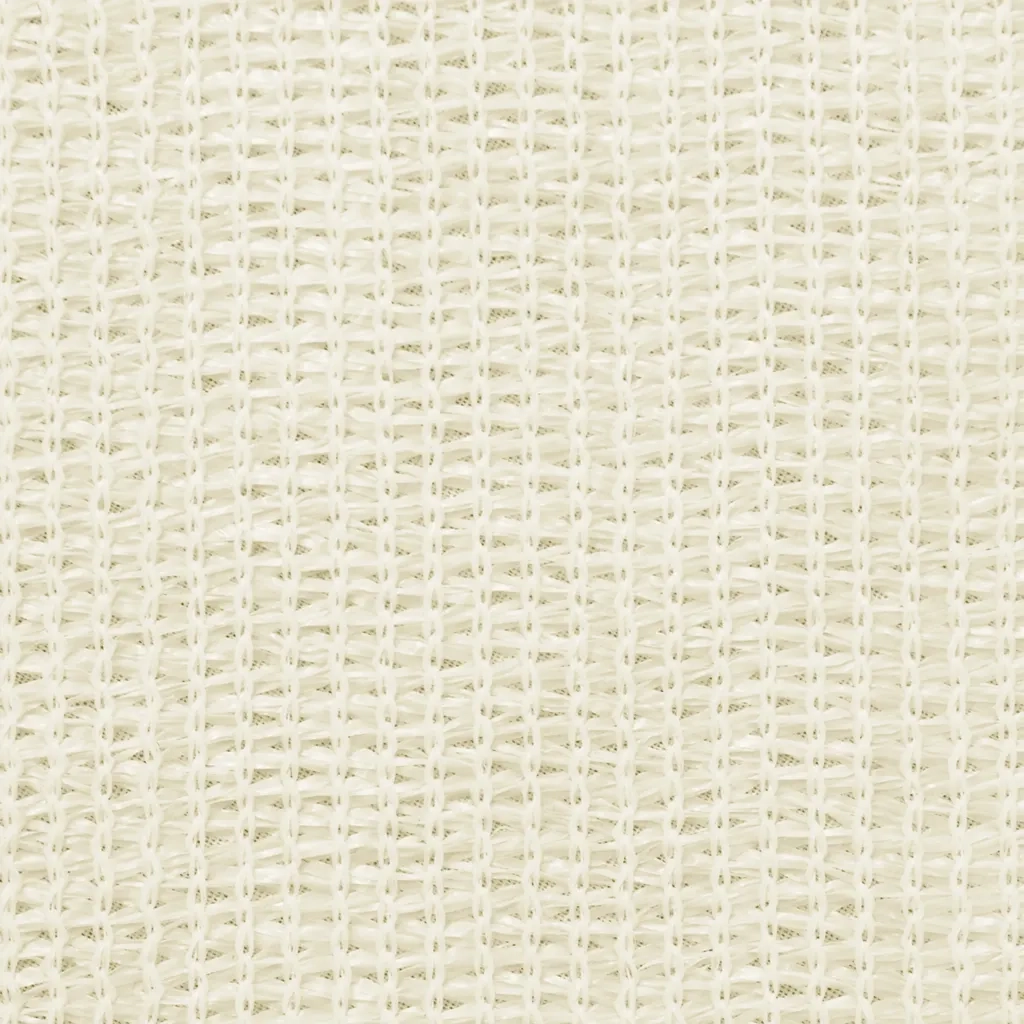 Schermo Frangivista per Balcone-Pannello per privacy Crema 75x400 cm in HDPE