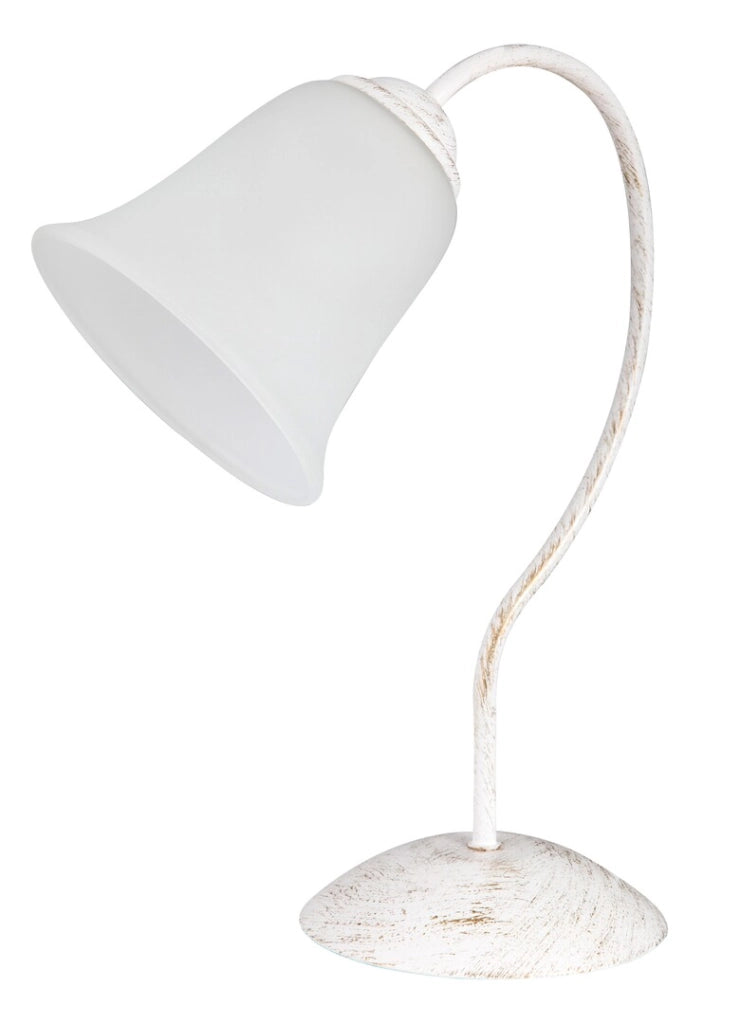 Lampada da tavolo retro bianco antico E27 Rabalux 7260