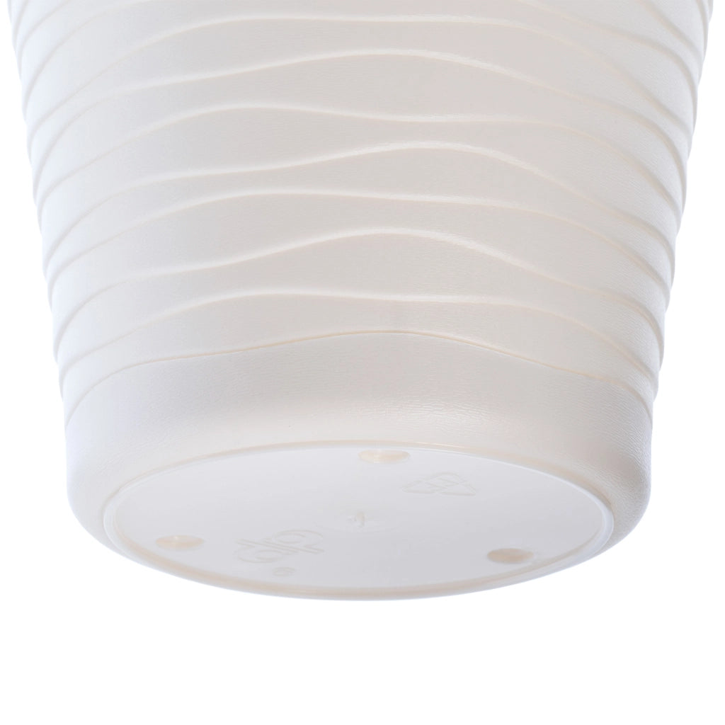 Vaso da fiori KADAX da 13 cm, coprivaso in plastica con supporto.