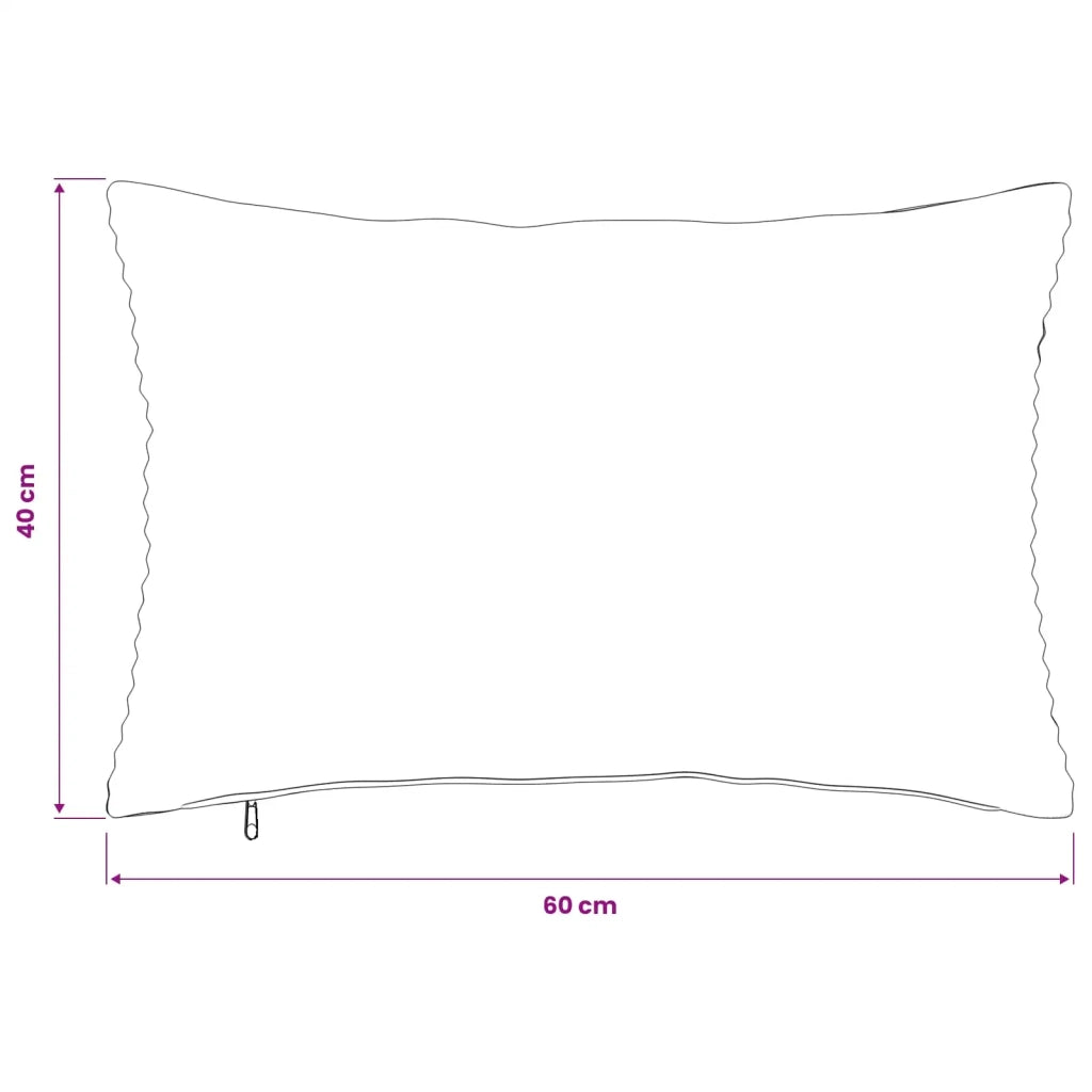 Federa 2 pcs HEERLEN Antracite 40 x 60 cm corduroy 909219