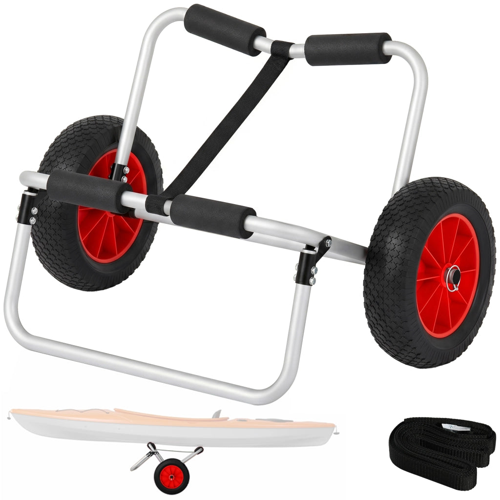 Carrello trasporto kayak SUP canoa ¨C Minimal ¨C alluminio 70x40x42 cm