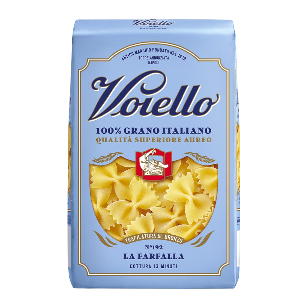 Voiello la farfalla n. 192 pasta trafilata al bronzo confezione da 500 grammi