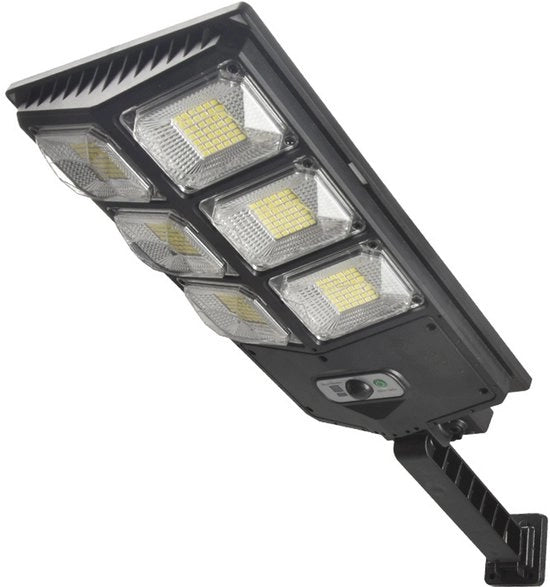 Lampada esterna LED solare 6500K con sensore di movimento e telecomando