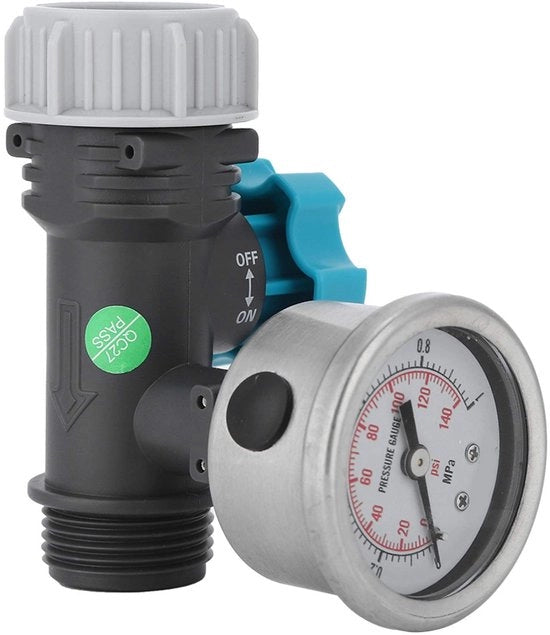 Regolatore di Pressione Acqua G 3/4 pollici - Regolatore di Pressione per Casa - Adatto per Gas di Serbatoio Esterno - Resistente ai Colpi - Sostenibile