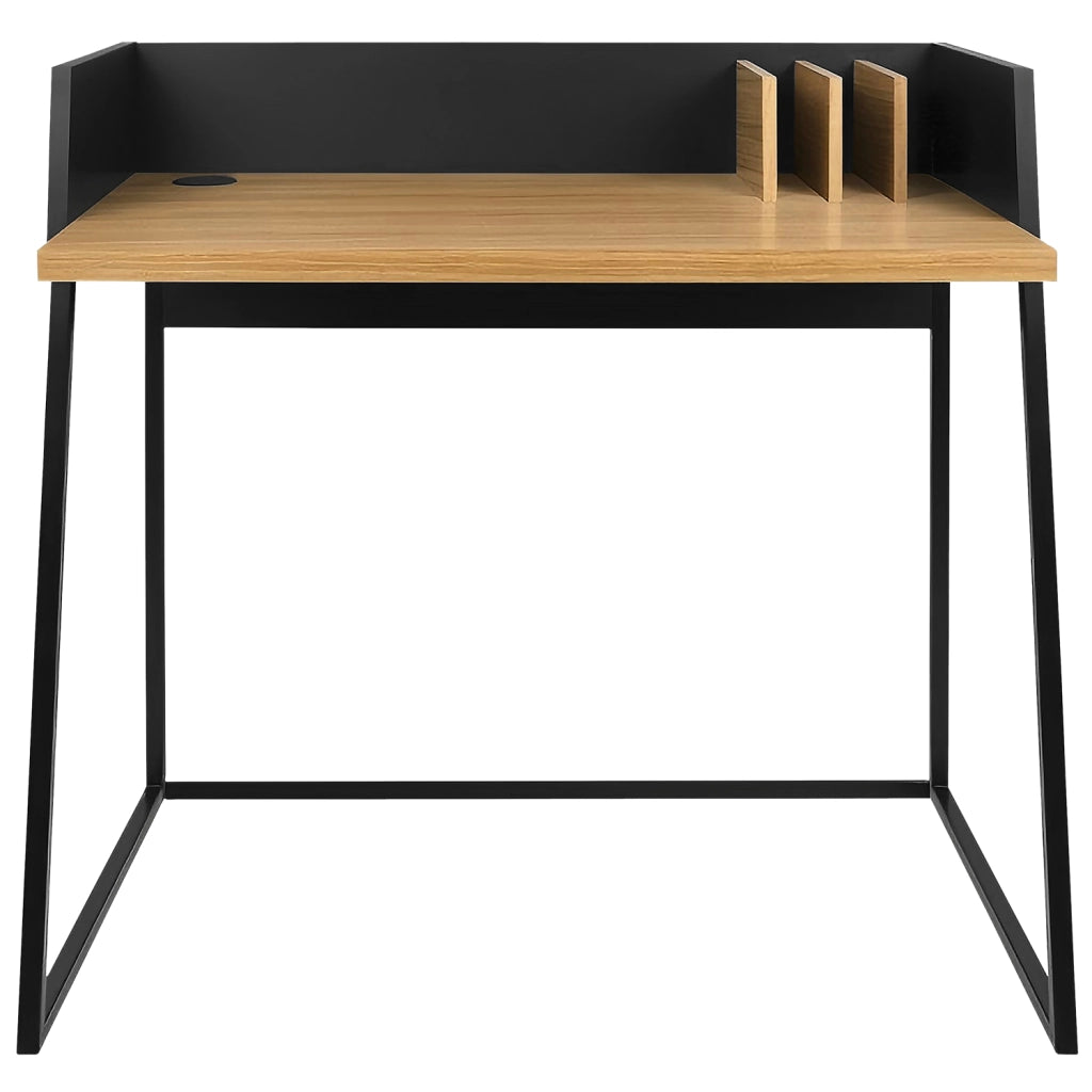 Scrivania in legno e nero CHARLES