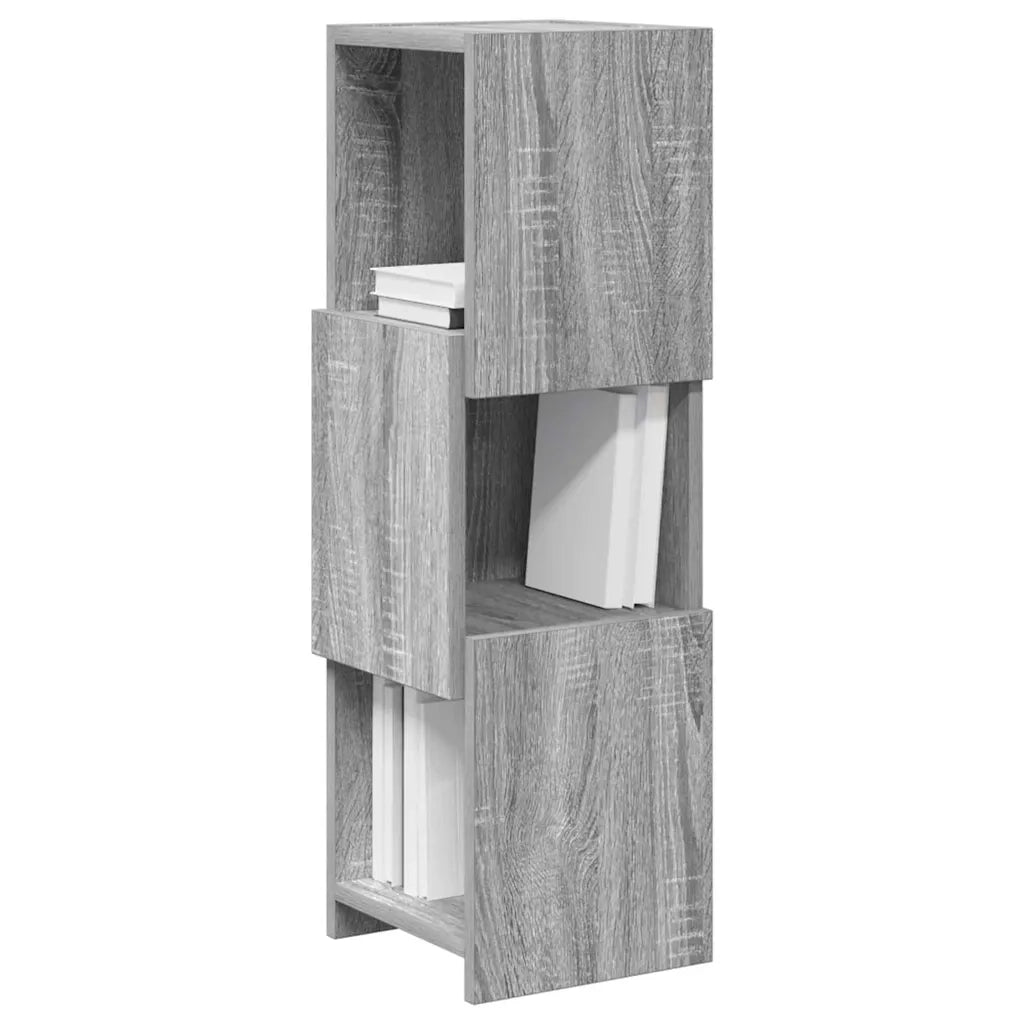 Mobile angolare 25,5x25x80cm Legno ingegnerizzato Grigio Sonoma 889818