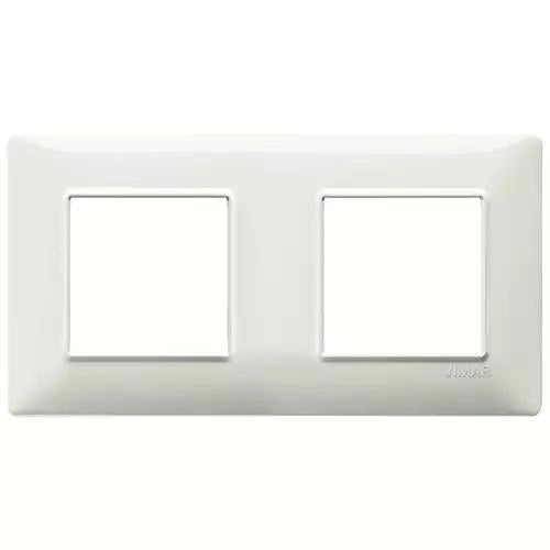 VIMAR PLANA - PLACCA 4M (2+2) INT71 AVORIO