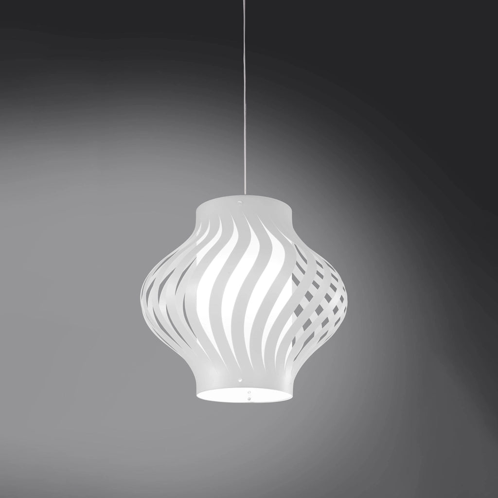 Sospensione Da Esterno Moderna Helios Polilux ® Bianco 1 Luce E27