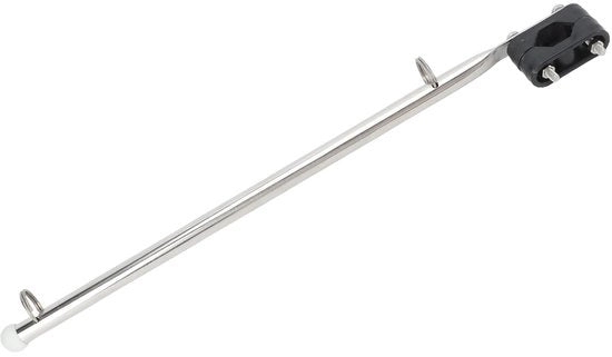 Albero di bandiera Portatile - Albero di bandiera per barche - Supporto in acciaio inossidabile 390mm