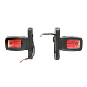 Lampada laterale con LED, 12-24V, rosso-bianco-gialla