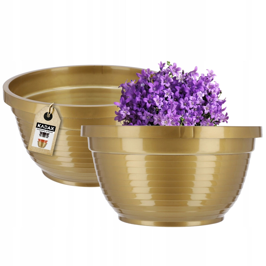 Vaso da fiori in plastica KADAX per cimitero, ideale per crisantemi, 26 cm.