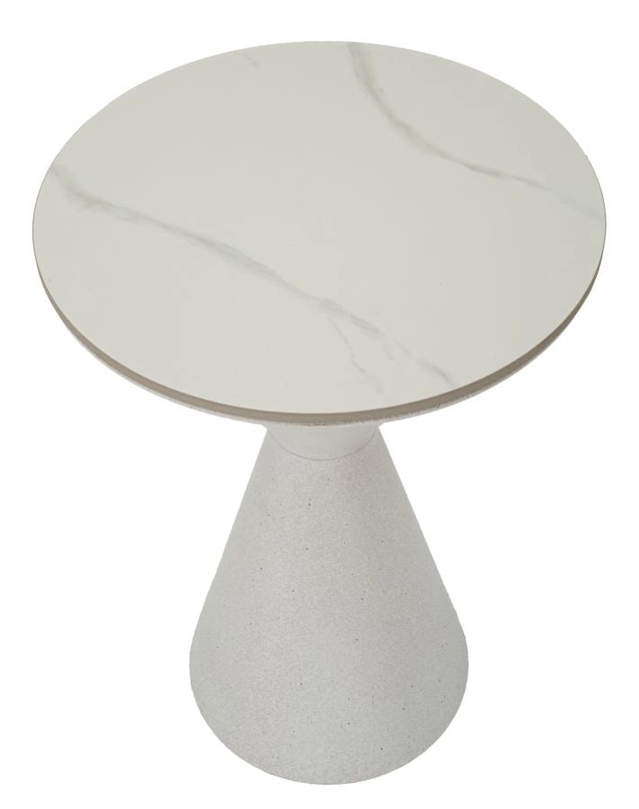 TAVOLINETTO WHITE DOUBLE CM Ø 44,5x63