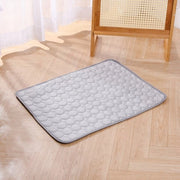 Matte auto-rinfrescante per animali domestici, accessori per materassi per animali domestici, idonea per gatti e cani in casa e in viaggio, colore grigio, XS, 40*30CM