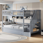Letto a Soppalco con Contenitore Idraulico e Scaffali ¨C MINIMAL ¨C 90x200, Grigio