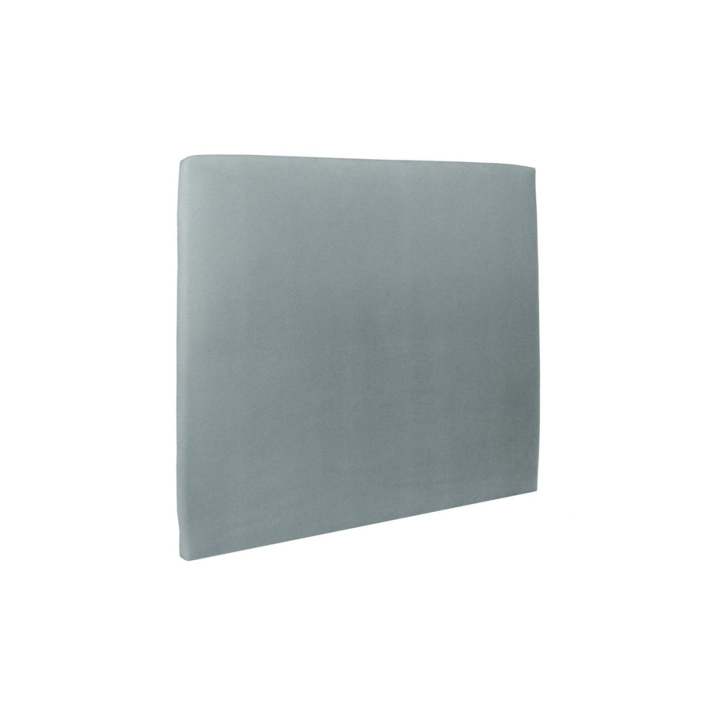 Letto 200x200 cm con testata imbottita - Tessuto velluto
