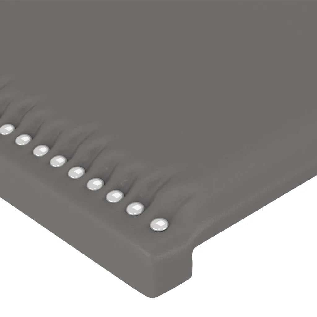 Testiera ad Orecchio-Testata con Orecchie Grigio 147x23x78/88 cm in Similpelle 103746
