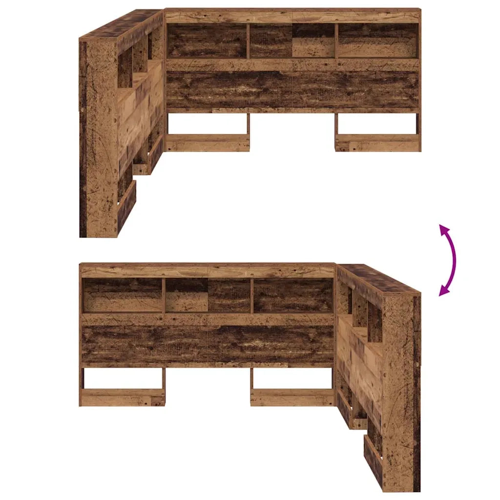Testata contenitore Legno vecchio 140 cm Legno multistrato 3335547