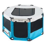 Box per cani 72 x 72 x 45 cm blu 03_0010234