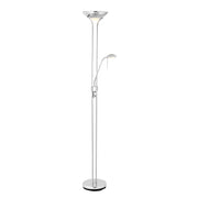 Lampada da terra Rome cromata con luce lettura Endon