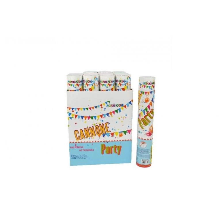 Cannone sparacoriandoli party 30 cm interno ds