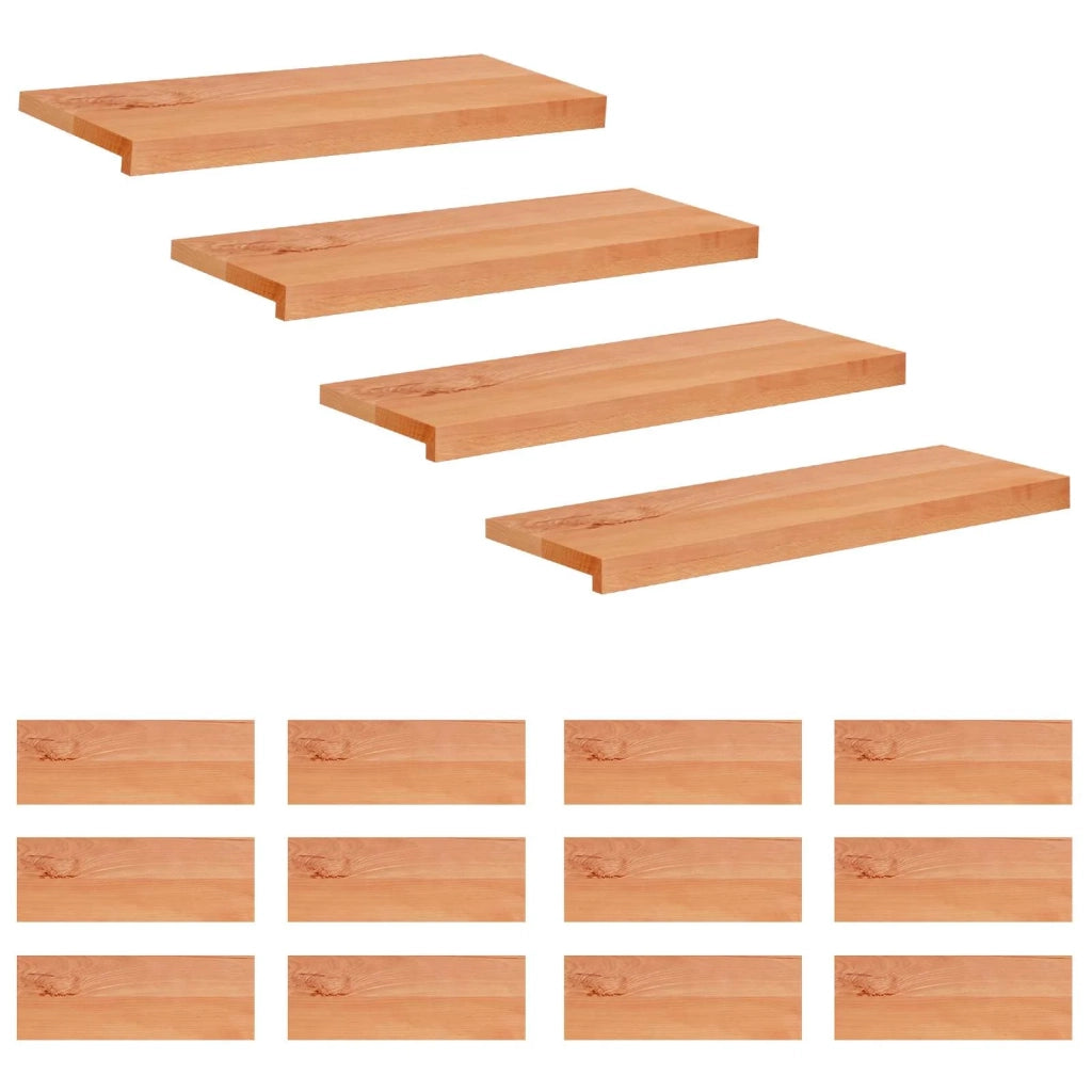 Tappeti per scale 16 pz 70 x 25 x 2 cm Vernice 3446424
