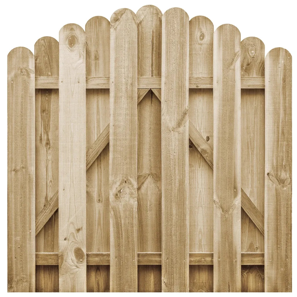 Cancello da Giardino in Legno di Pino Impregnato 100x100 cm 45327