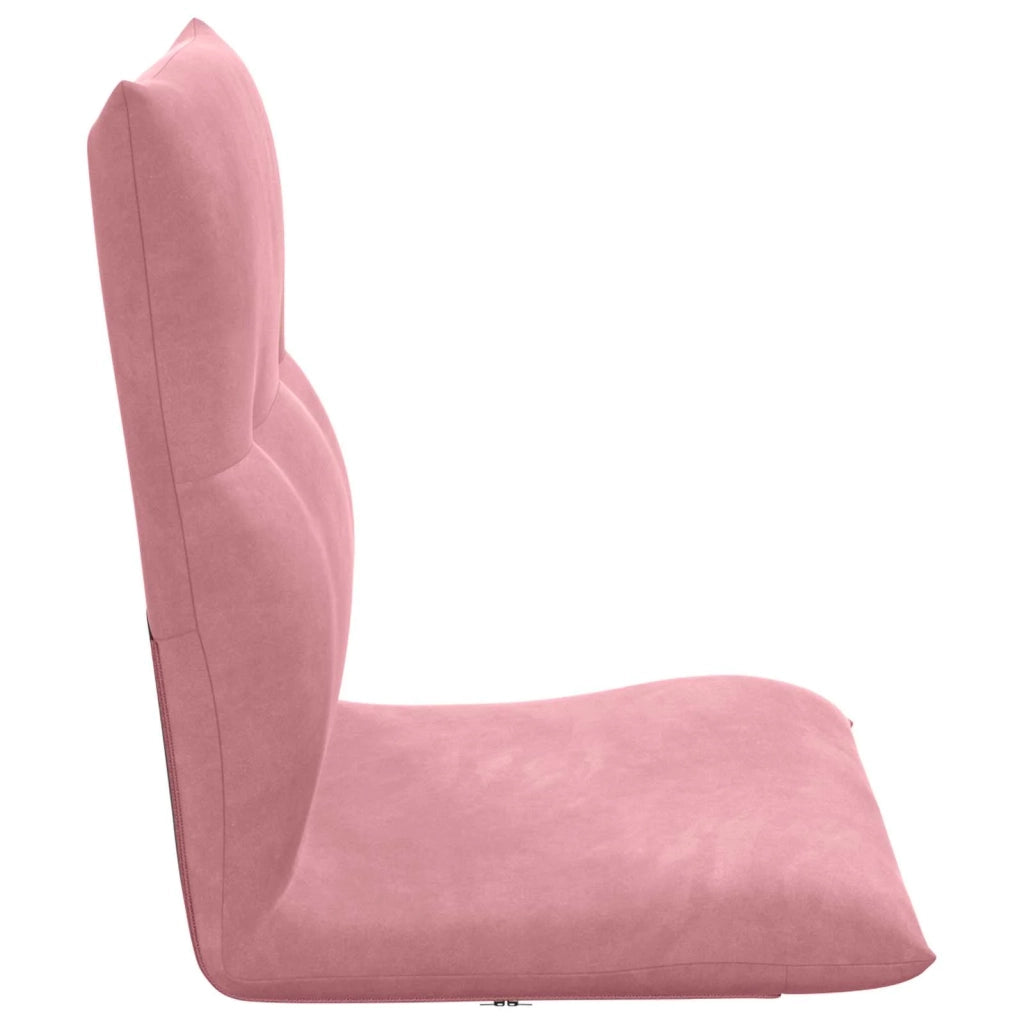 Sedia da Pavimento Rosa 46 x 50 x 61 cm Velluto 42028177