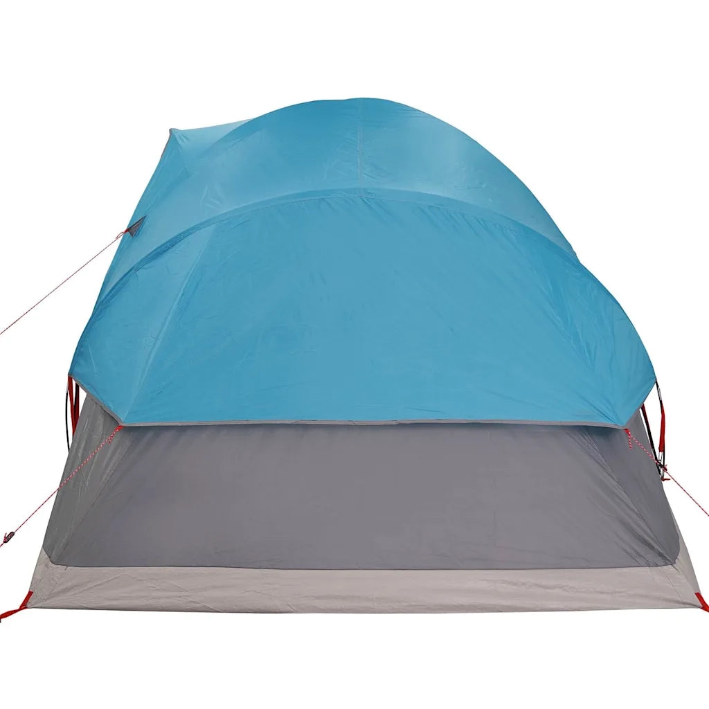Tenda da Campeggio a Cupola per 9 Persone-Tenda per Escursionismo Blu Impermeabile