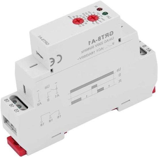 Timer di ritardo per montaggio su rail DIN, alimentazione AC 230V