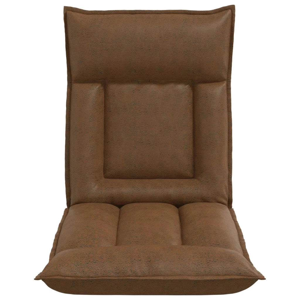 Sedia da Pavimento Marrone 55 x 61 x 70 cm Tessuto 42028190