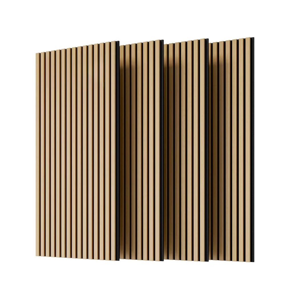 Pannelli Acustici 3D in Legno per Parete e Soffitto ¨C MINIMAL ¨C Rovere Bianco 115x60 cm
