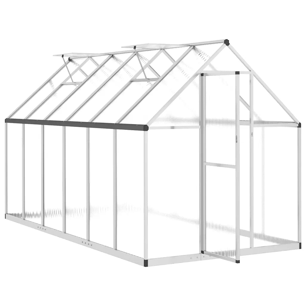 Telaio Serra con Base Argento 334x169x195 cm in Alluminio