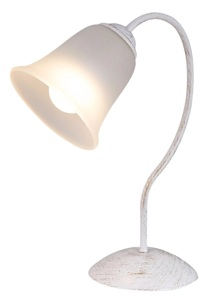 Lampada da tavolo retro bianco antico E27 Rabalux 7260