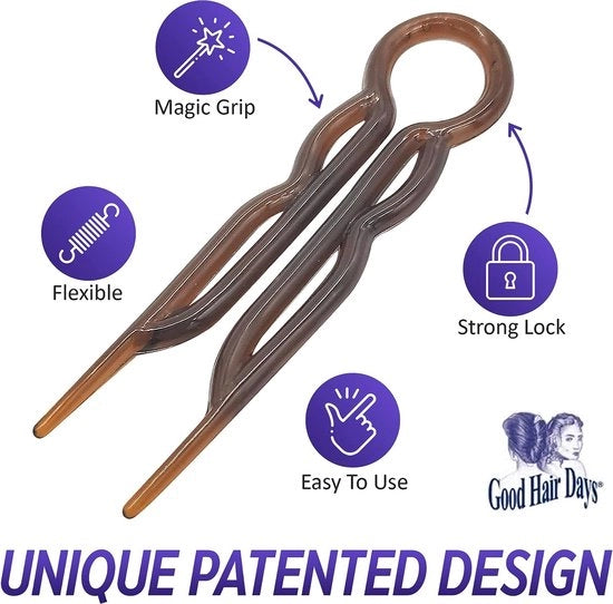 Set di Spille per Capelli Magic Grip da 10 pezzi