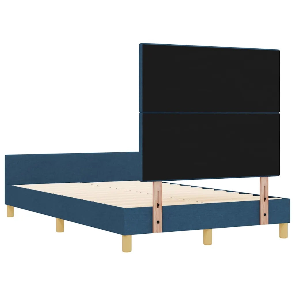 Struttura del letto con testiera Blu 120 x 200 cm Tessuto 3344724