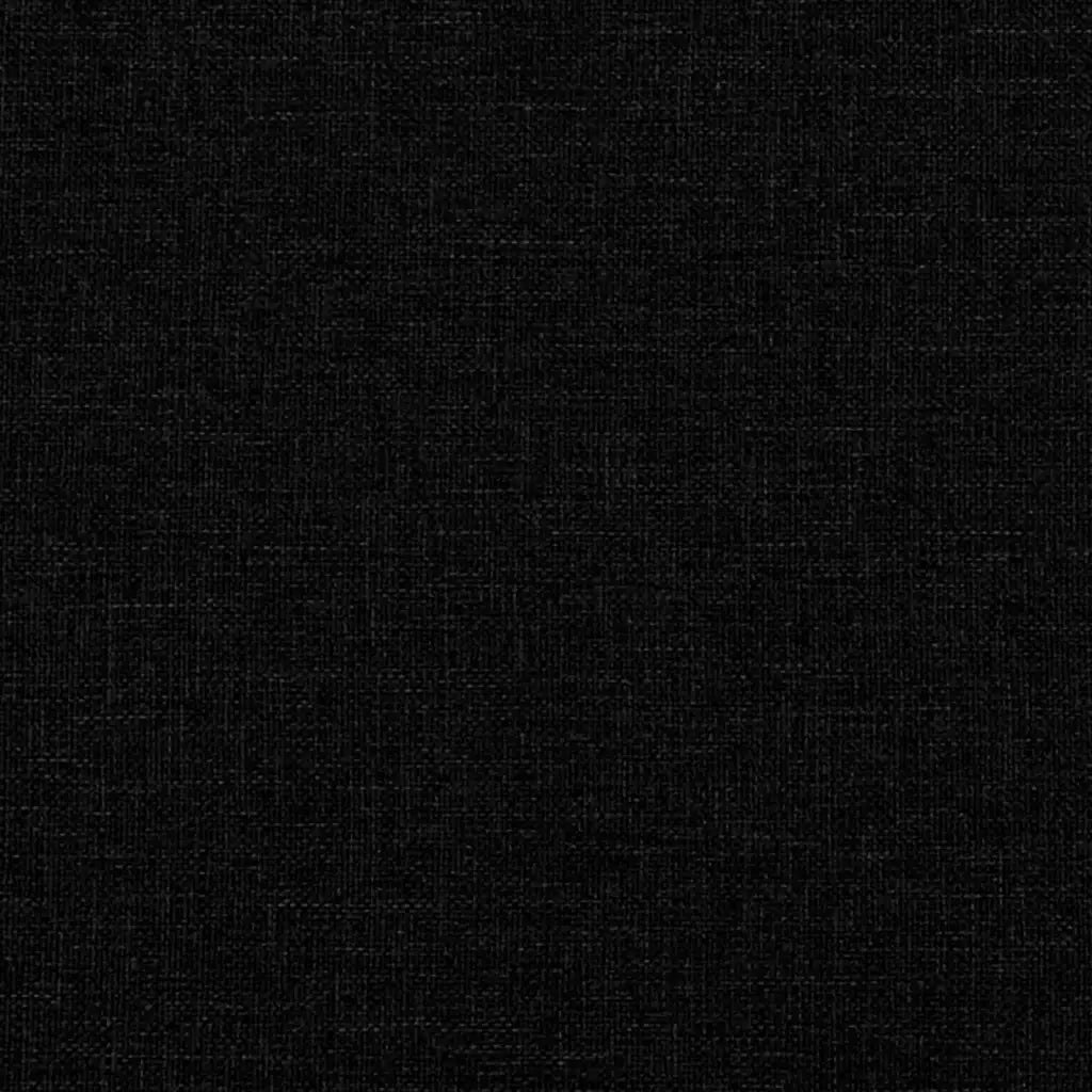 Poggiapiedi Nero 77x55x31 cm in Tessuto 4007373