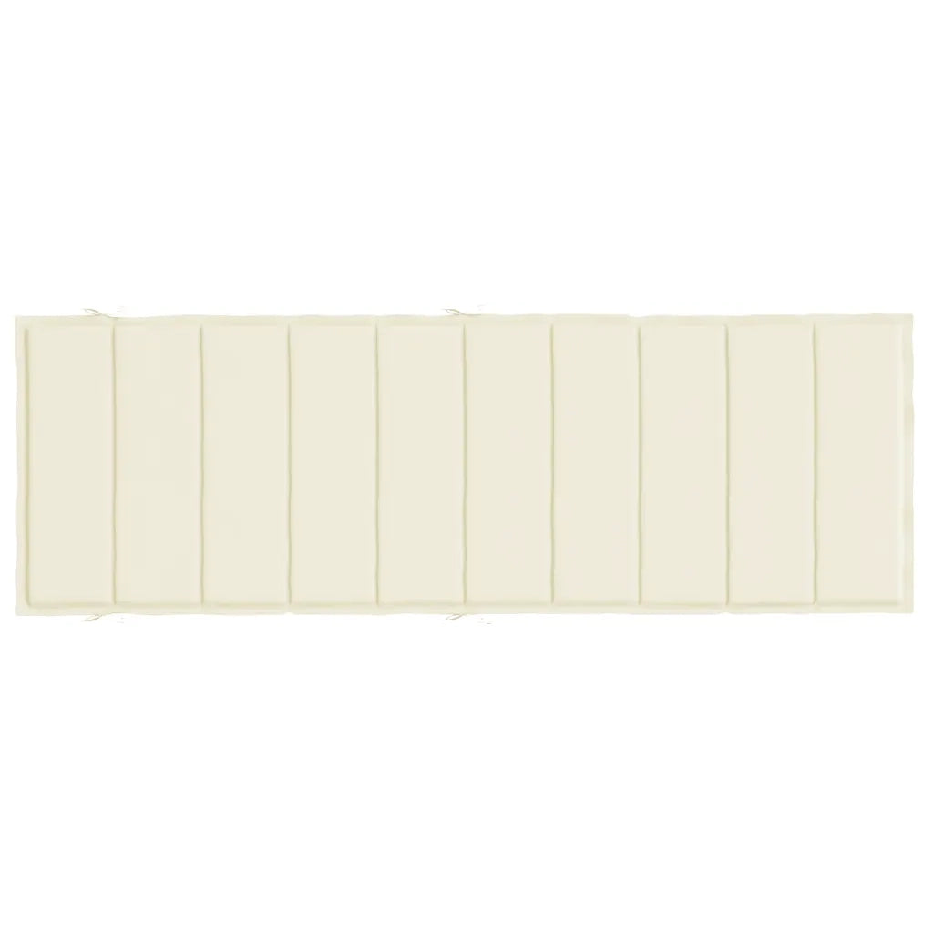 Cuscino per Lettino Prendisole Crema 186x58x3 cm cod mxl 77018