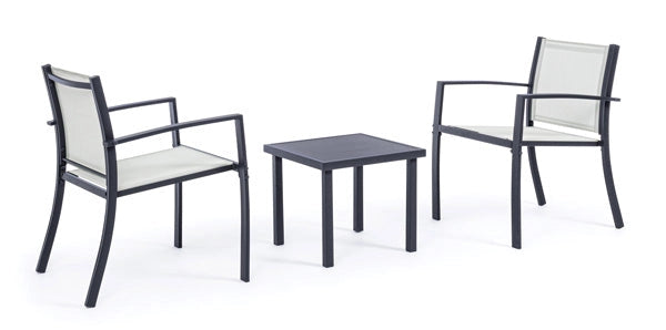 Salotto 3 pezzi auri bianco