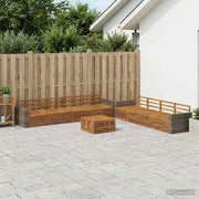 Set di divani da esterno 9 pcs Naturale 3383187